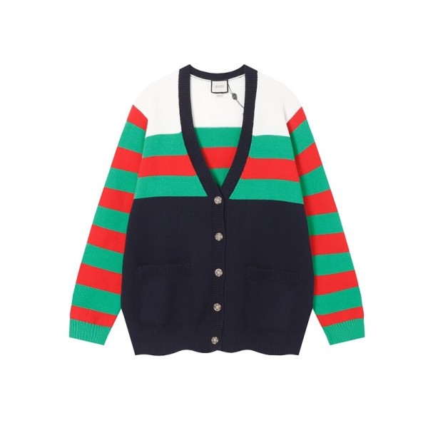 ✨구찌 남성 블랙 브이넥 가디건 - Gucci Mens Black Cardigan - gu903x