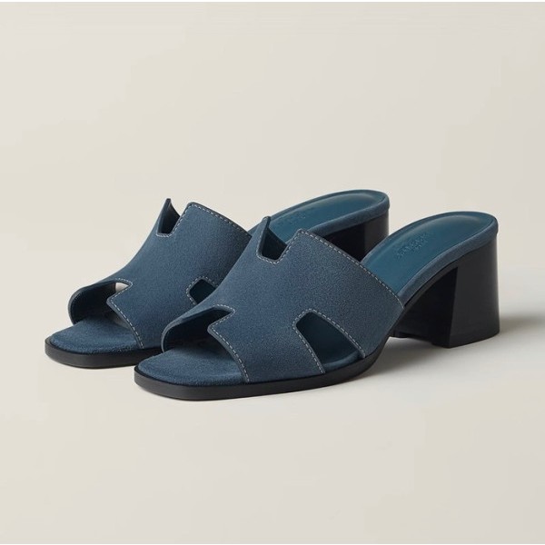✨에르메스 여성 블루 샌들 - Hermes Womens Blue Sandals - he235x