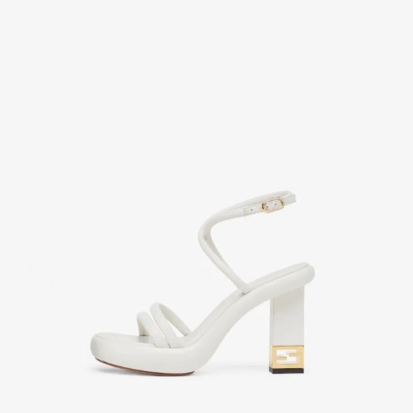 ✨펜디 여성 화이트 샌들 - Fendi Womens White Sandals - fe169x