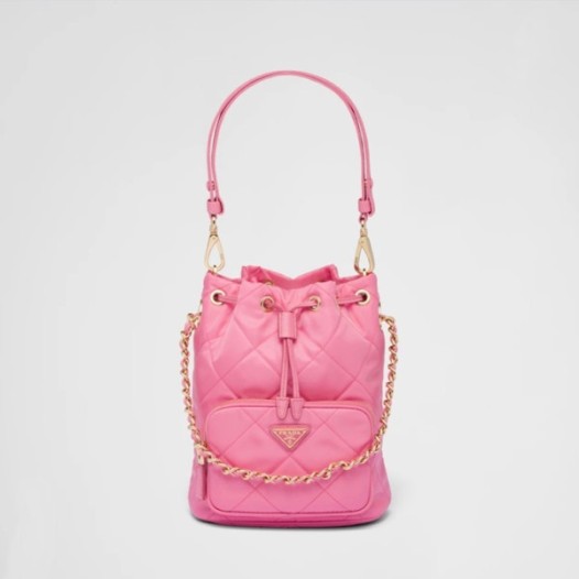 ❤프라다 여성 핑크 버킷백 - Prada Womens Pink Bucket Bag - pr653x