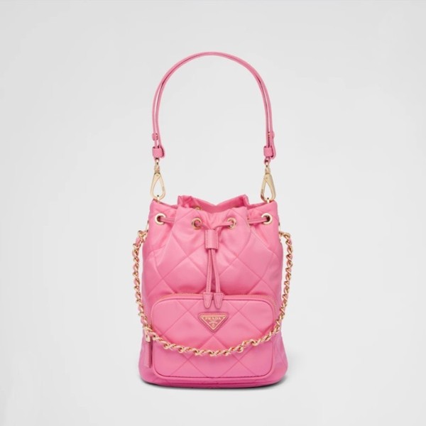 ✨프라다 여성 핑크 버킷백 - Prada Womens Pink Bucket Bag - pr653x