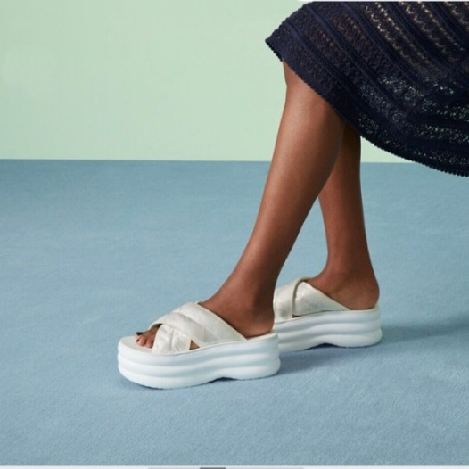 ❤구찌 여성 화이트 슬리퍼 - Gucci Womens White Slippers - gu910x
