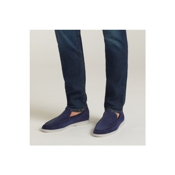 ✨로로피아나 남성 네이비 로퍼 - Loro Piana Mens Navy Loafer - lp17x
