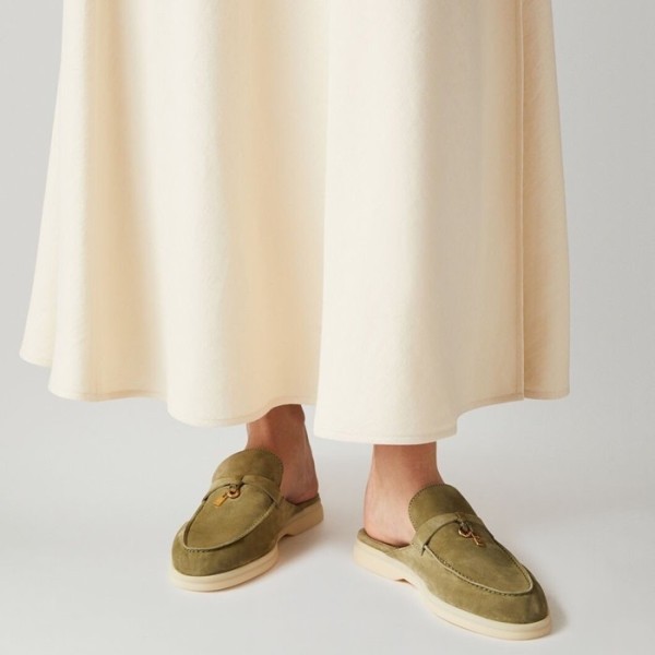 ✨로로피아나 여성 그린 블로퍼 - Loro Piana Womens Green Bloafer - lp19x