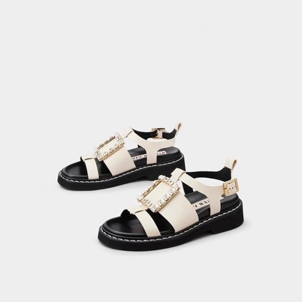 ✨로저비비에 여성 아이보리 샌들 - Roger Vivier Womens Ivory Sandals - vi08x