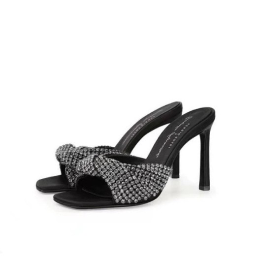 ❤세르지오 로시 여성 블랙 뮬 - Sergio Rossi Womens Black Mule - se01x