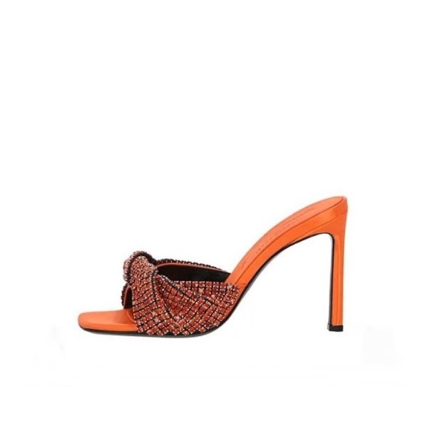 ✨세르지오 로시 여성 오렌지 뮬 - Sergio Rossi Womens Orange Mule - se02x