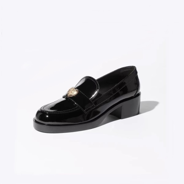 ✨샤넬 여성 블랙 로퍼 - Chanel Womens Black Loafer - ch493x