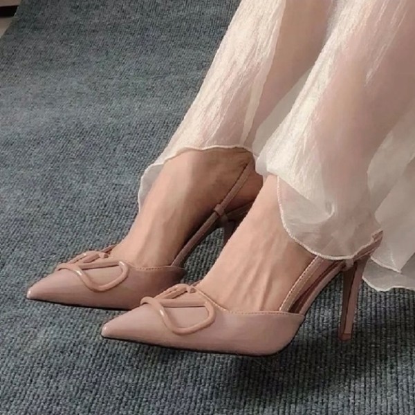 ✨발렌티노 여성 베이지 누드 슬링백 - Valentino Womens Beige Nude Sandals - va433x