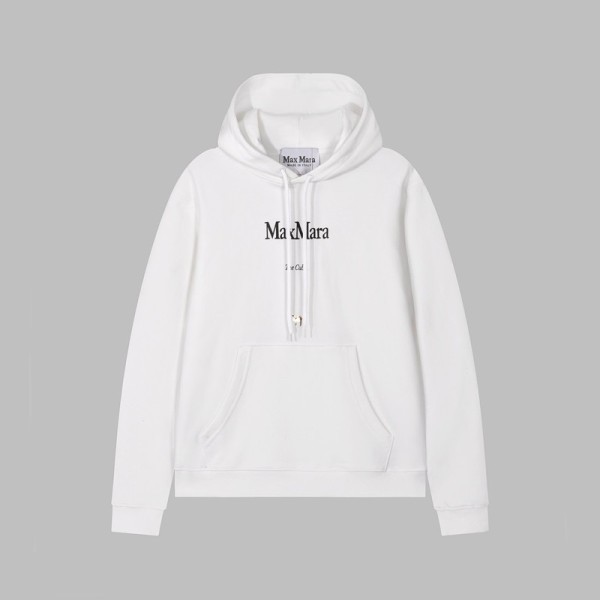 ✨막스마라 남/녀 캐쥬얼 화이트 후드티 - Maxmara Unisex White Hoodie - max114x