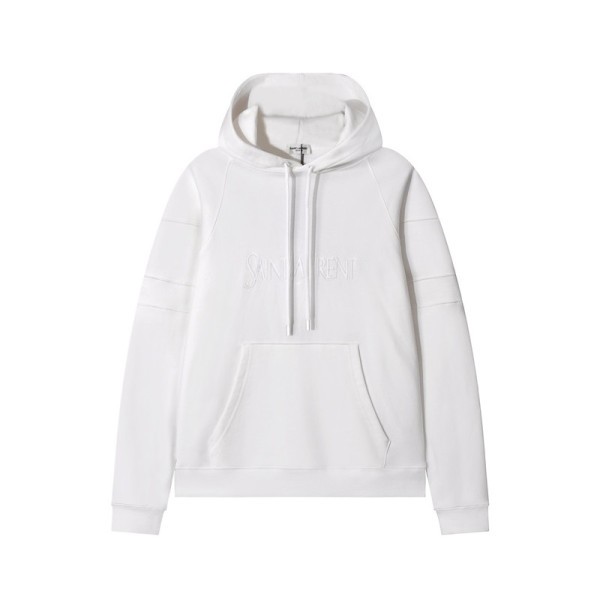 ✨입생로랑 남성 캐쥬얼 화이트 후드티 - Saint laurent Mens White Hoodie - ysl418x