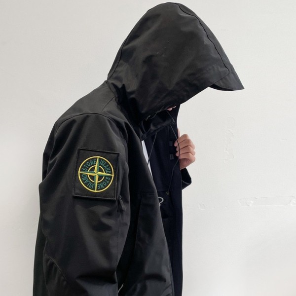 ✨스톤아일랜드 남성 캐쥬얼 블랙 자켓 - Stone Island Mens Black Jackets - st84x