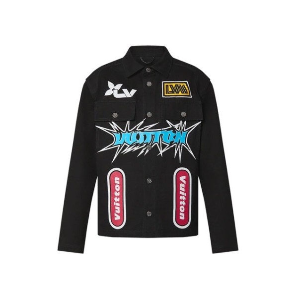 ✨루이비통 남성 블랙 셔츠 - Louis vuitton Mens Black Tshirts - lv1698x