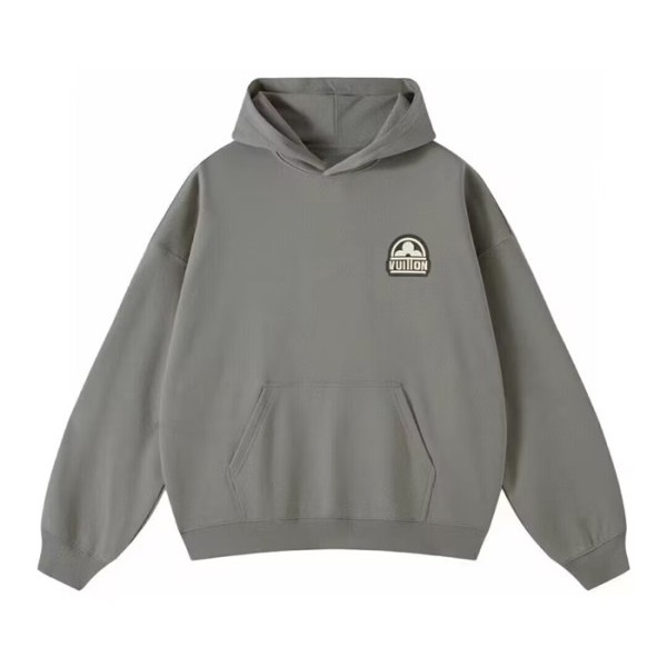 ✨루이비통 남성 캐쥬얼 그레이 후드티 - Louis Vitton Mens Gray Hoodie - lv690x