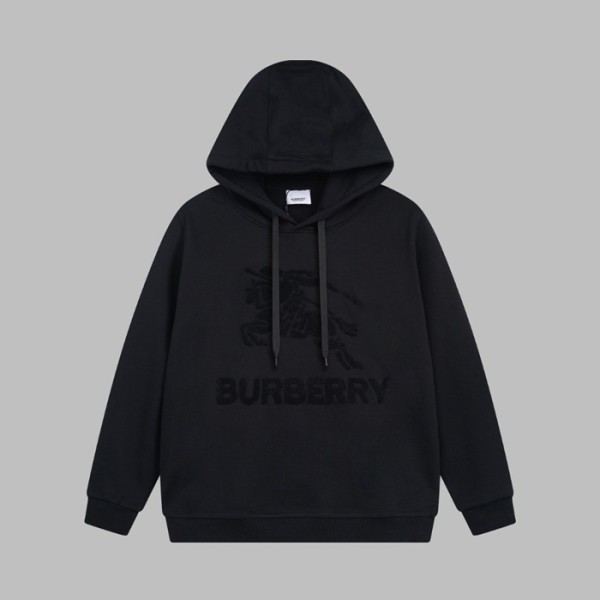 ✨버버리 남성 블랙 후드티 - Burberry Mens Black Hoodie - bu263x