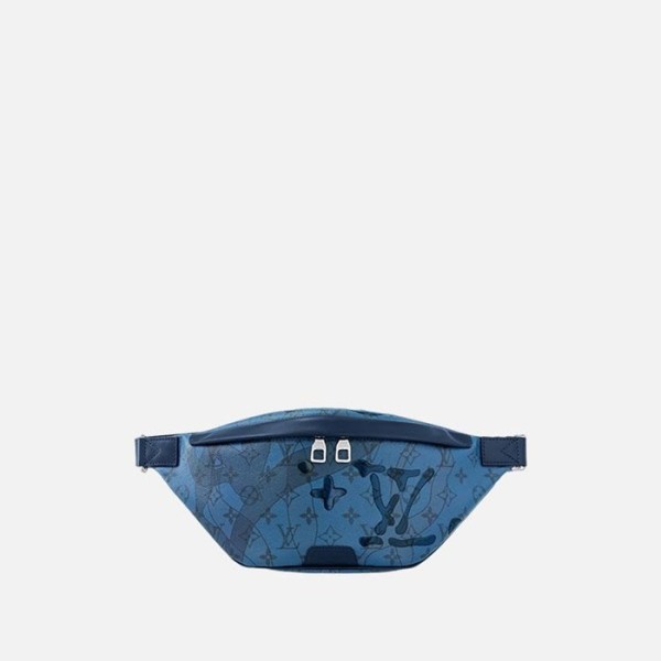 ✨루이비통 남성 모노그램 디스커버리 벨트백 【매장-350만원대】 - Louis vuitton Mens Blue Hip Sack - lv1777x