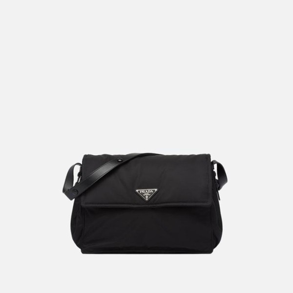 ✨프라다 남/녀 리나일론 패딩 숄더백 【매장-400만원대】 - Prada Unisex Black Shoulder Bag - pr700x