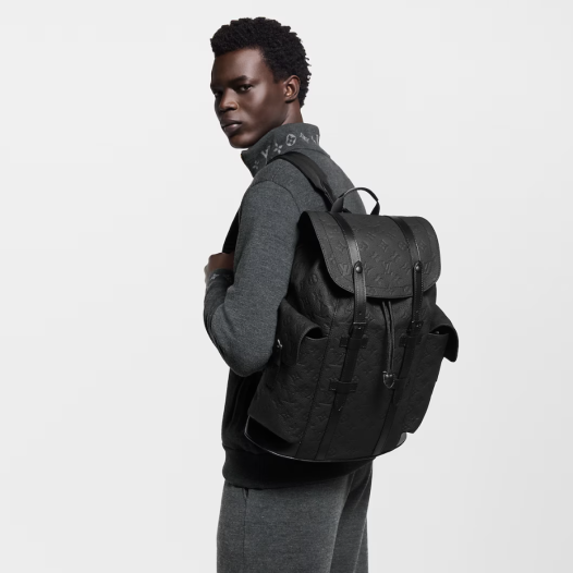 루이비통 남성 크리스토퍼 MM 백팩 M55699 - Louis vuitton Mens Black Back Pack MM - lv1779x