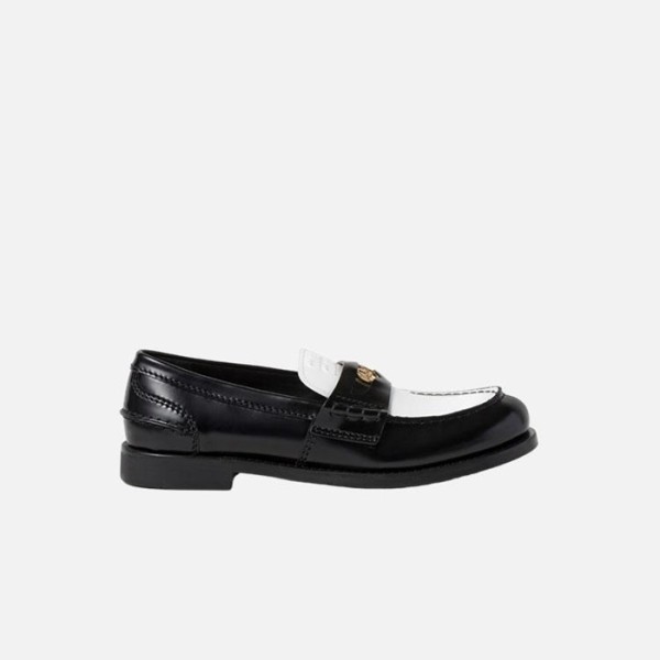 ✨미우미우 여성 레더 페니 로퍼 【매장-170만원대】 - Miumiu Womens Black Loafers - miu303x