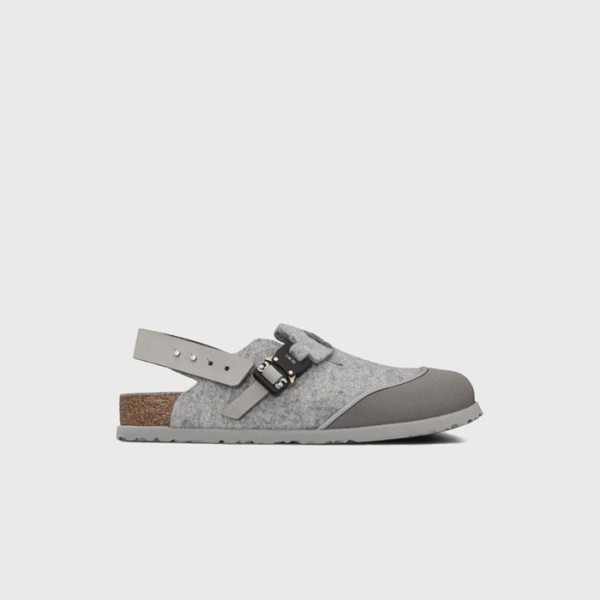 ✨디올 X 버켄스탁 남/녀 토키오 그레이 뮬 【매장-170만원대】 - Dior Unisex Gray Slippers - di653x