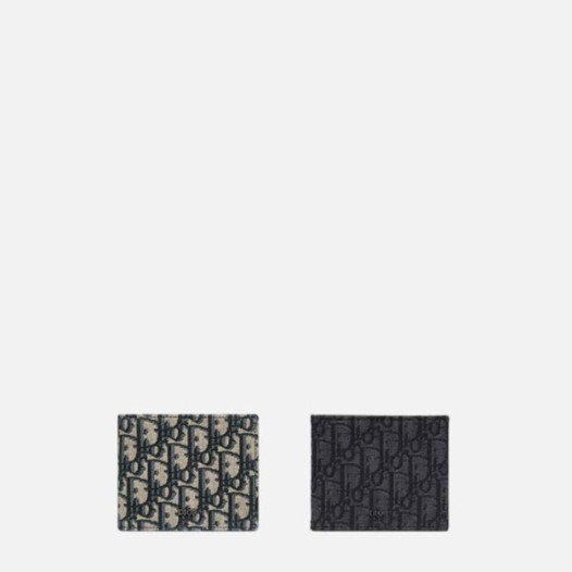 ❤디올 남성 오블리크 컴팩트 반지갑 【매장-80만원대】 -  Dior Mens Oblique Wallets - di655x