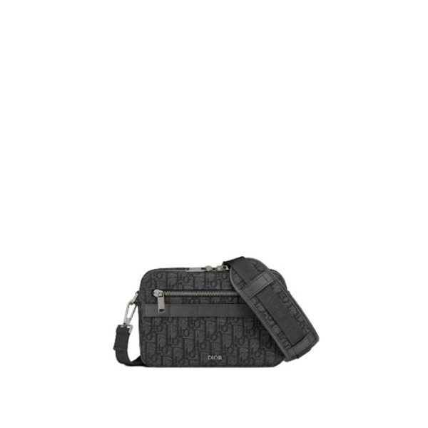✨디올 남성 블랙 오블리크 사파리 메신저 백 【매장-340만원대】 - Dior Mens Black Cross Bag - di657x