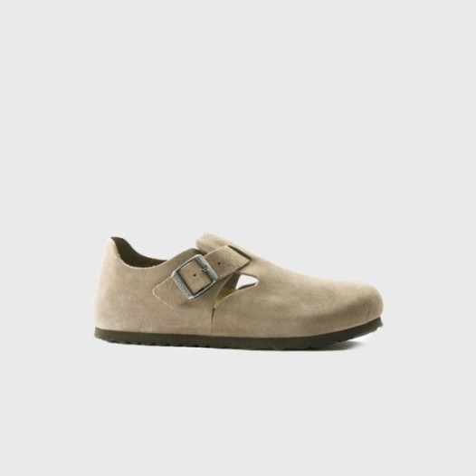 ❤버켄스탁 남/녀 런던 스웨이드 가죽 베이지 샌들 【매장-45만원대】 - Birkenstock Unisex Beige Sandals - bi01x