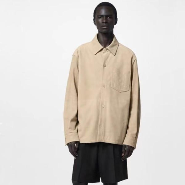 ✨루이비통 남성 모노그램 베이지 셔츠 - Louis vuitton Mens Beige Shirts - lv1853x