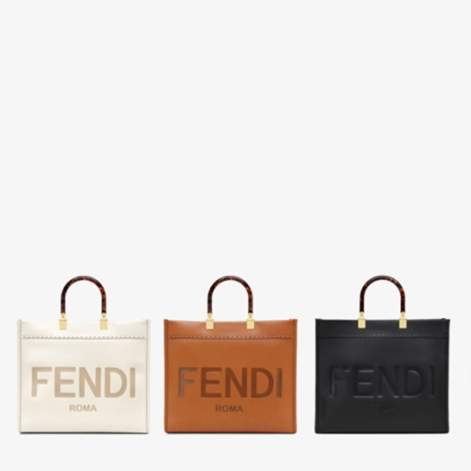 ❤펜디 남/녀 선샤인 미디엄 블랙 가죽 쇼퍼8BH386【매장-400만원대】 - Fendi Unisex Tote Bag - fe501x