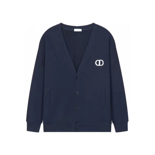 ✨디올 남성 네이비 브이넥 가디건 - Dior Mens Navy Cardigan - di698x