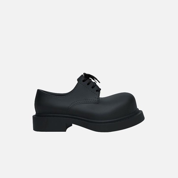 ✨발렌시아가 남/녀 스테로이드 블랙 더비 슈즈 【매장-160만원대】 - Balenciaga Unisex Black Oxford - ba666x