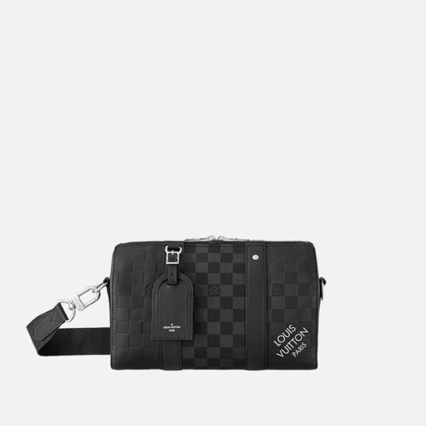 ✨루이비통 남성 다미에 인피니 시티 키폴 【매장-430만원대】 - Louis vuitton Mens Black Cross Bag - lv1881x