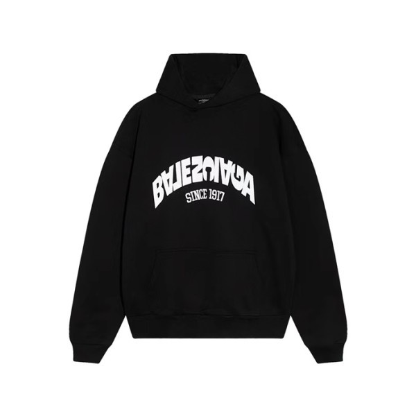 ✨발렌시아가 남성 블랙 후드티 - Balenciaga Mens Black Hoodie - ba693x
