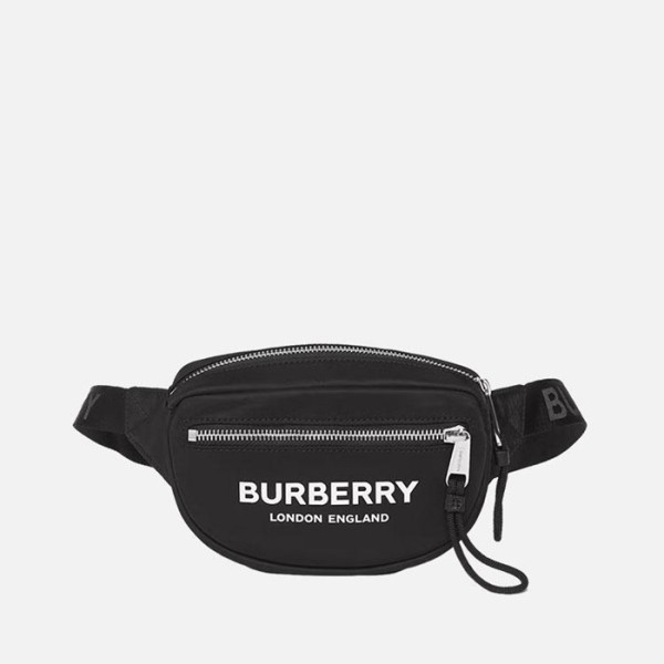 ✨버버리 남/녀 로고 프린트 백 【매장-110만원대】 - Burberry Unisex Black Hip-sack - bu307x