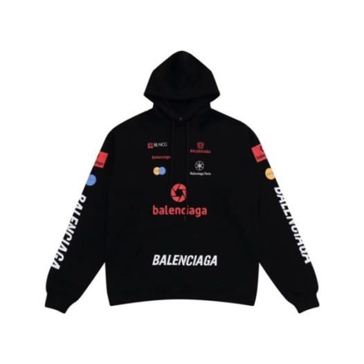 ❤발렌시아가 남성 블랙 후드티 - Balenciaga Mens Black Hoodie - ba697x