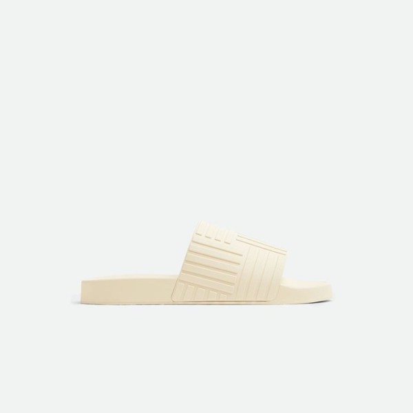 ✨보테가베네타 남/녀 슬라이드 씨 솔트 슬리퍼 【매장-90만원대】 - Bottega Veneta Unisex Ivory Slippers - bv187x