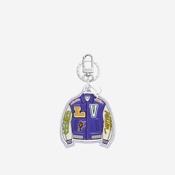 ✨루이비통 LV 남성 바시티 재킷 일러스트르 키링 MP3385 【매장-100만원대】 - Louis vuitton Mens Purple Key Ring - acc223x
