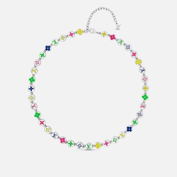 ✨루이비통 남성 모노그램 컬러스 목걸이 M01266 【매장-200만원대】- Louis vuitton Mens White Gold Necklace - acc236x