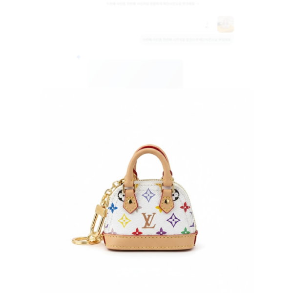 ✨루이비통 알마 BB 멀티컬러 키링【매장-160만원대】 - Louis vuitton Unisex White Key Ring - acc237x