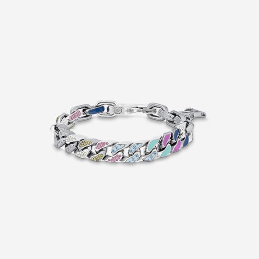 ❤루이비통 남성 파라다이스 체인 팔찌 M0920M 【매장-240만원대】 - Louis vuitton Mens White Gold Bangle - acc239x