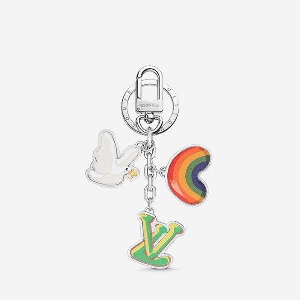 ✨루이비통 남/녀 굿 바이브스 백 참 & 키 홀더 M00959 【매장-70만원대】 - Louis vuitton Unisex White Gold Key Ring - acc244x
