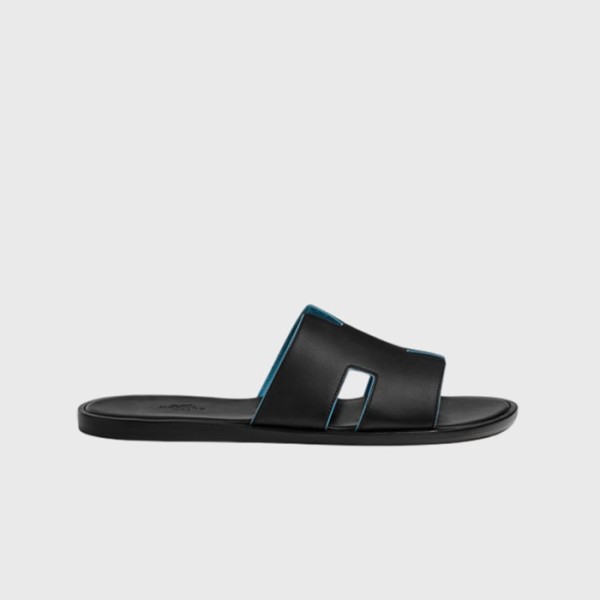 ✨에르메스 남성 이즈미르 샌들 【매장-150만원대】 - Hermes Mens Black Slippers - he285x