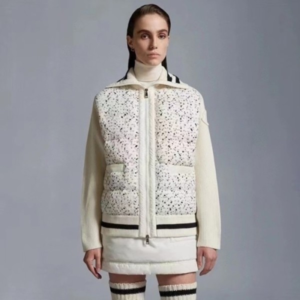 ✨몽클레어 여성 화이트 다운 자켓 - Moncler Womens White Down Jackets - mo188x