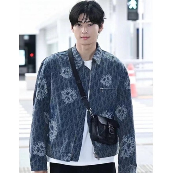 ✨디올 남성 블루 데님 자켓 - Dior Mens Blue Jackets - di718x