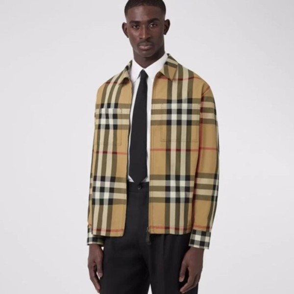 ✨버버리 남성 베이지 집업 자켓 - Burberry Mens Beige Jackets - bu319x