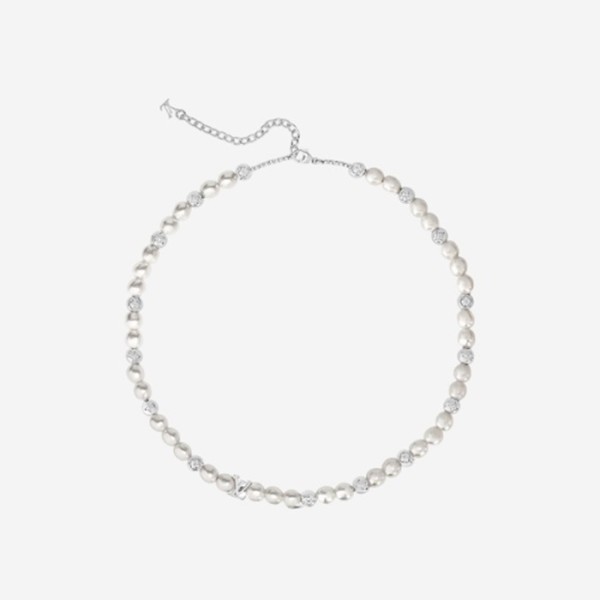 ✨루이비통 여성 모노그램 펄 목걸이 M01157 【매장-160만원대】 - Louis vuitton Womens White Gold Necklace - acc361x