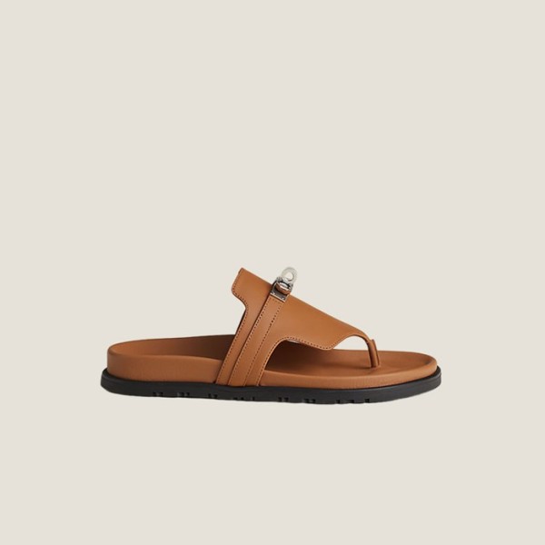 ✨에르메스 남/녀 카프스킨 엠파이어 샌들 【매장-200만원대】 - Hermes Unisex Gold Slippers - he307x