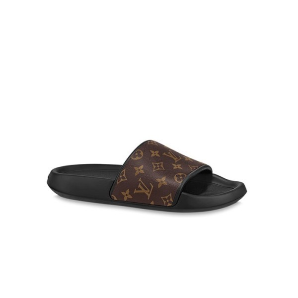 ✨루이비통 남/녀 워터프런트 브라운 뮬 슬리퍼 【매장-110만원대】 - Louis vuitton Unisex Brown Slippers - lv1918x