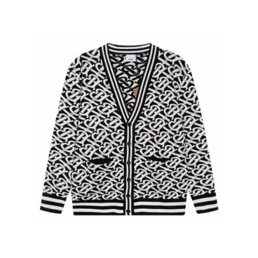 ❤버버리 남성 블랙 브이넥 가디건 - Burberry Mens Black Cardigan - bu328x