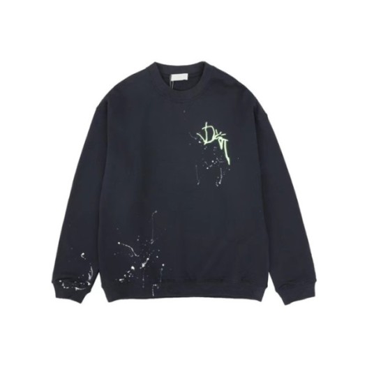 ❤디올 남성 클래식 블랙 긴팔티 - Dior Mens Black Tshirts - di728x